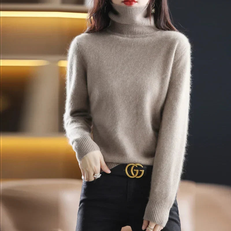 Elara | Women's Fitted Turtleneck Sweater — product image 9