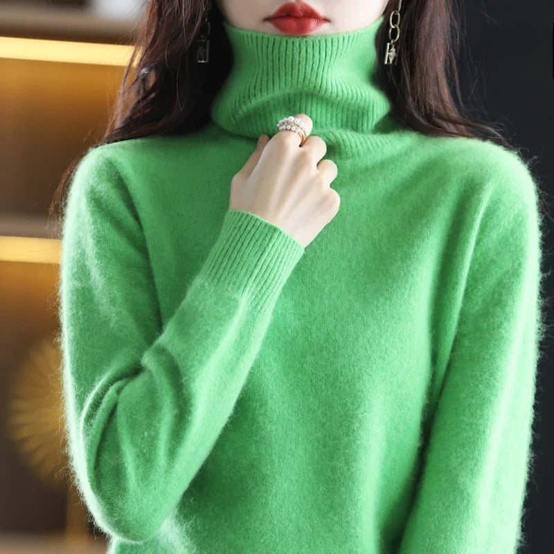 Elara | Women's Fitted Turtleneck Sweater — product image 11