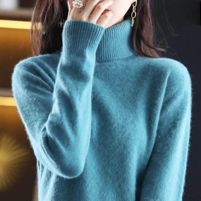 Elara | Women's Fitted Turtleneck Sweater — product image 13