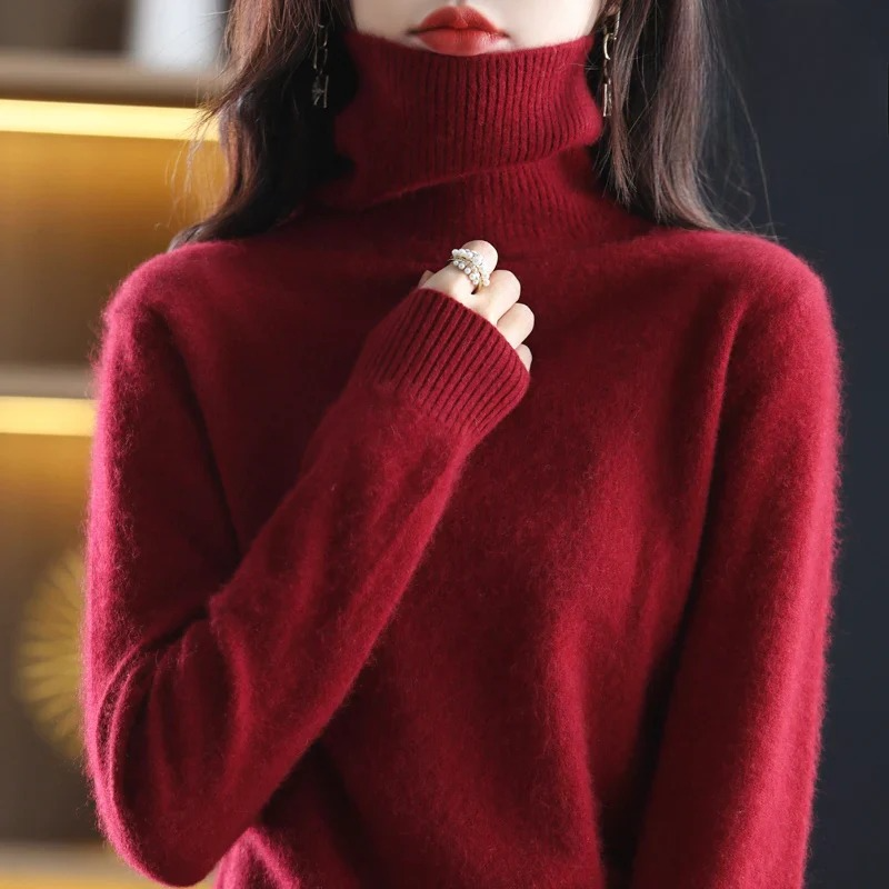 Elara | Women's Fitted Turtleneck Sweater — product image 17