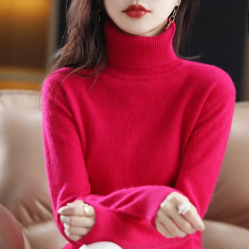Elara | Women's Fitted Turtleneck Sweater — product image 21