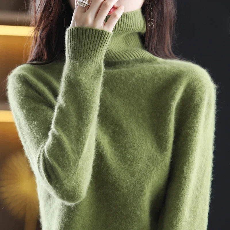 Elara | Women's Fitted Turtleneck Sweater — product image 25