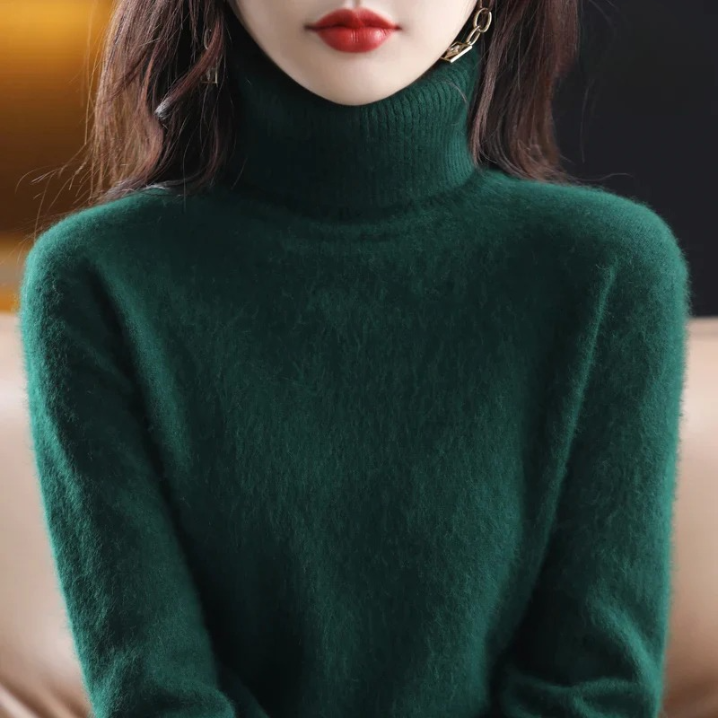 Elara | Women's Fitted Turtleneck Sweater — product image 26