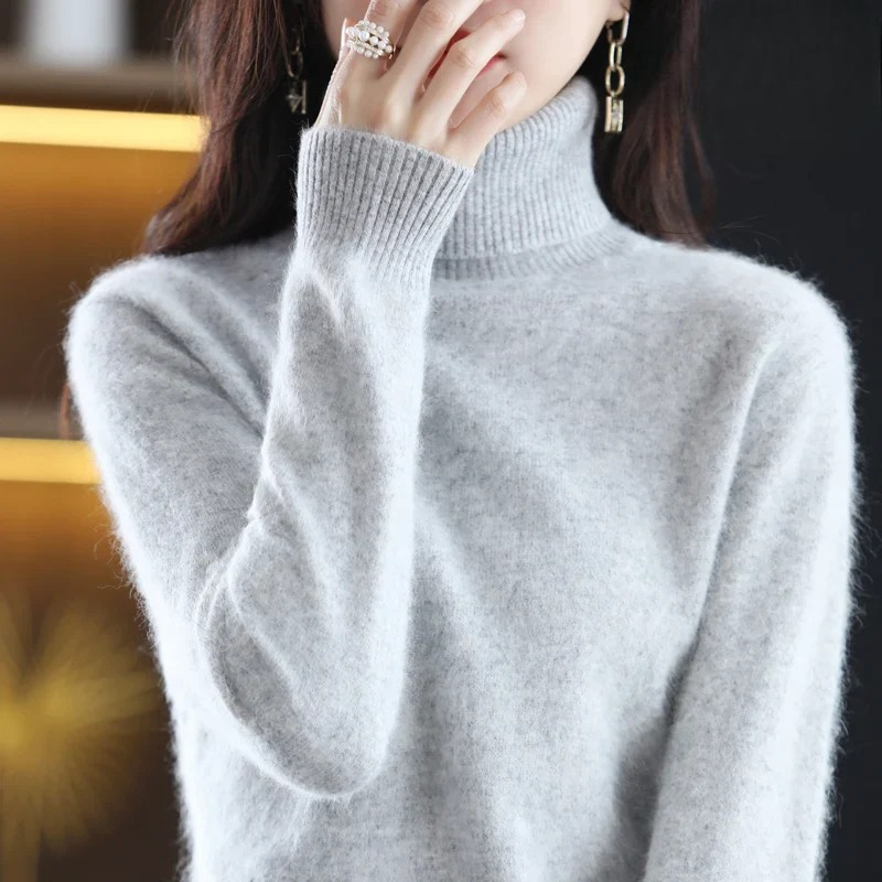 Elara | Women's Fitted Turtleneck Sweater — product image 29