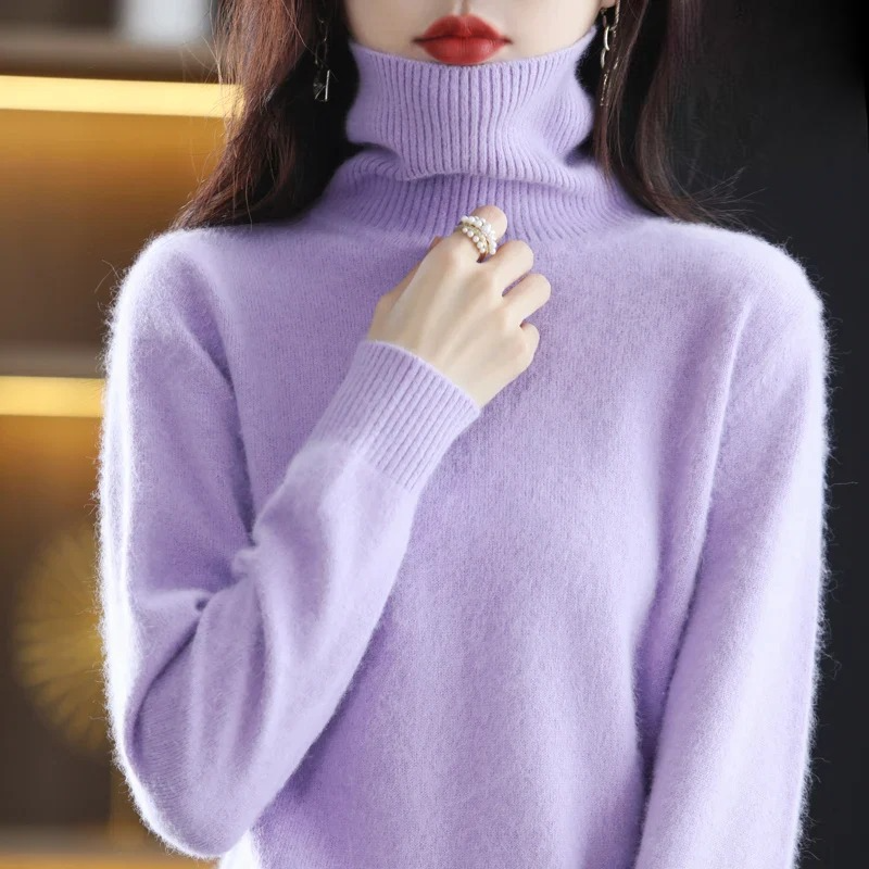 Elara | Women's Fitted Turtleneck Sweater — product image 30