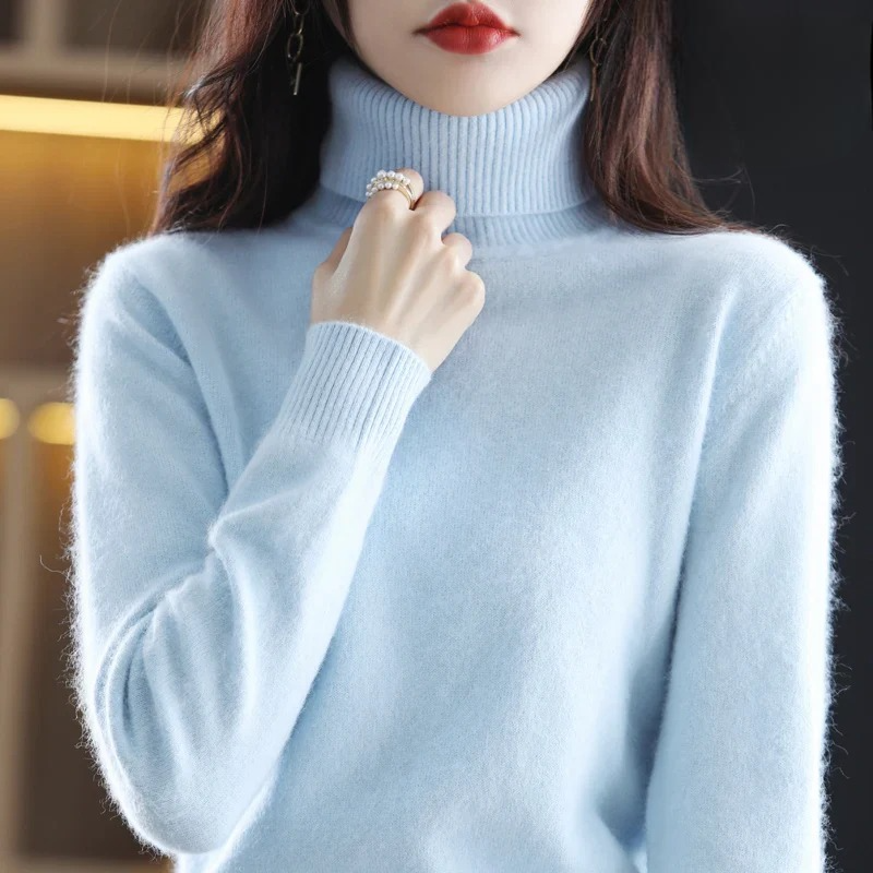 Elara | Women's Fitted Turtleneck Sweater — product image 31