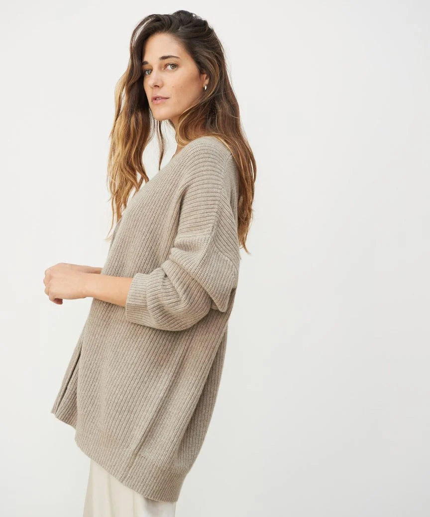 Elise | Women's Oversized Button-Front Cardigan — product image 2