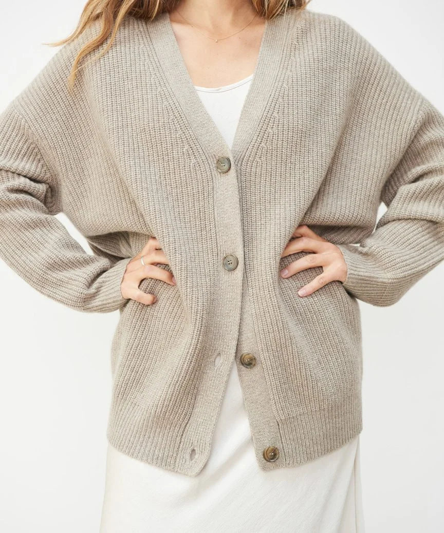Elise | Women's Oversized Button-Front Cardigan — product image 3