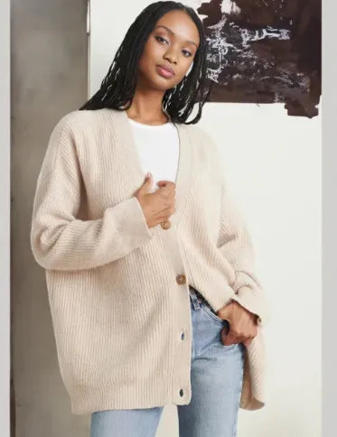 Elise | Women's Oversized Button-Front Cardigan — product image 14