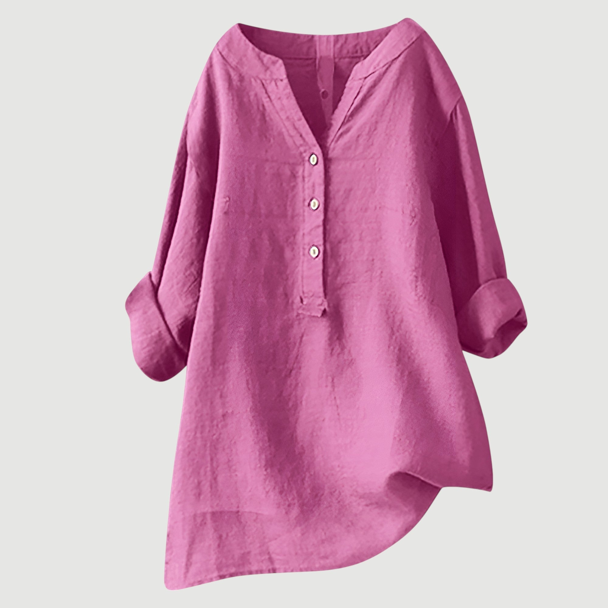 Freja | Women's Button-Front Tunic Blouse — product image 10