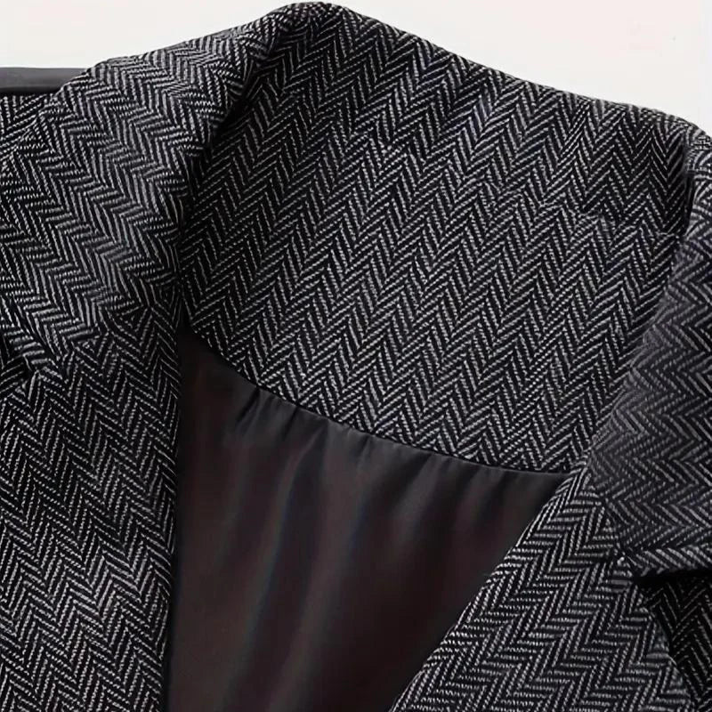 Harrison | Men's Plaid Lapel Waistcoat — product image 5