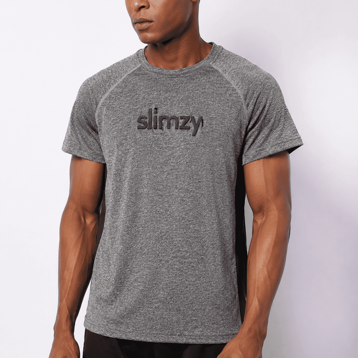 Slimzy Training Raglan Men's T-Shirt – Heather Gray