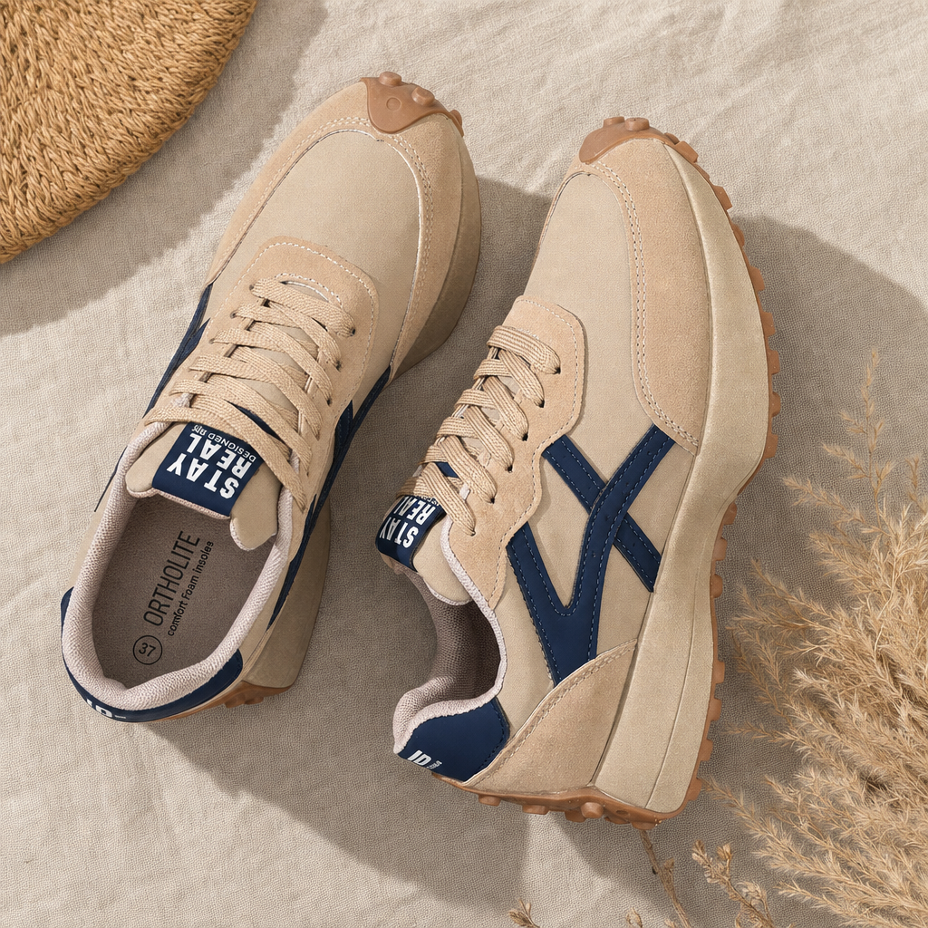 Kaia | Women's Retro Lace-Up Sneakers — product image 3