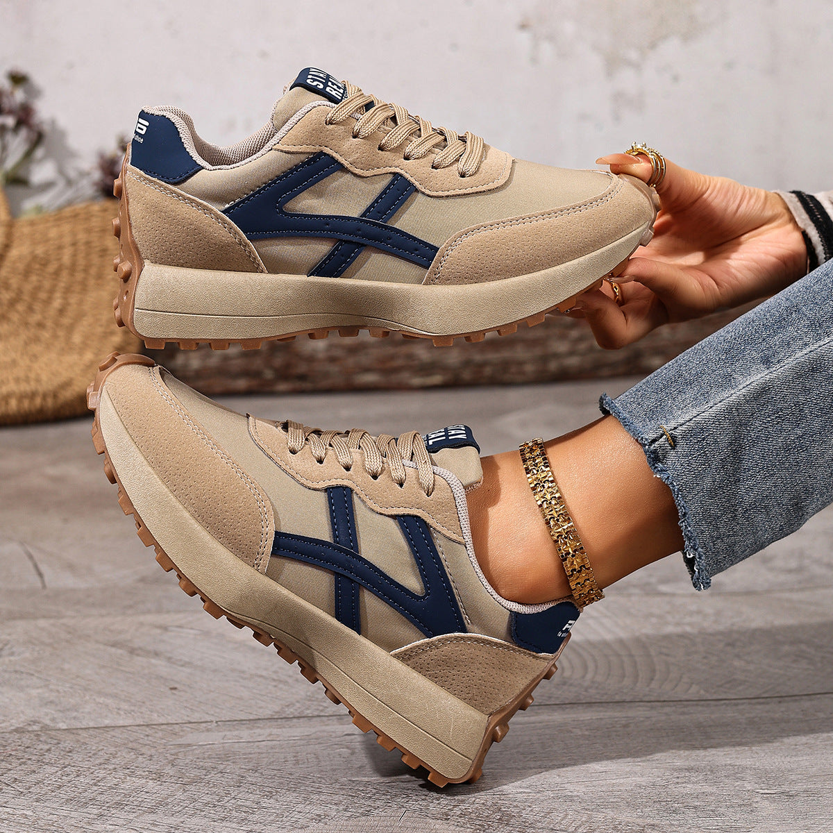Kaia | Women's Retro Lace-Up Sneakers — product image 5