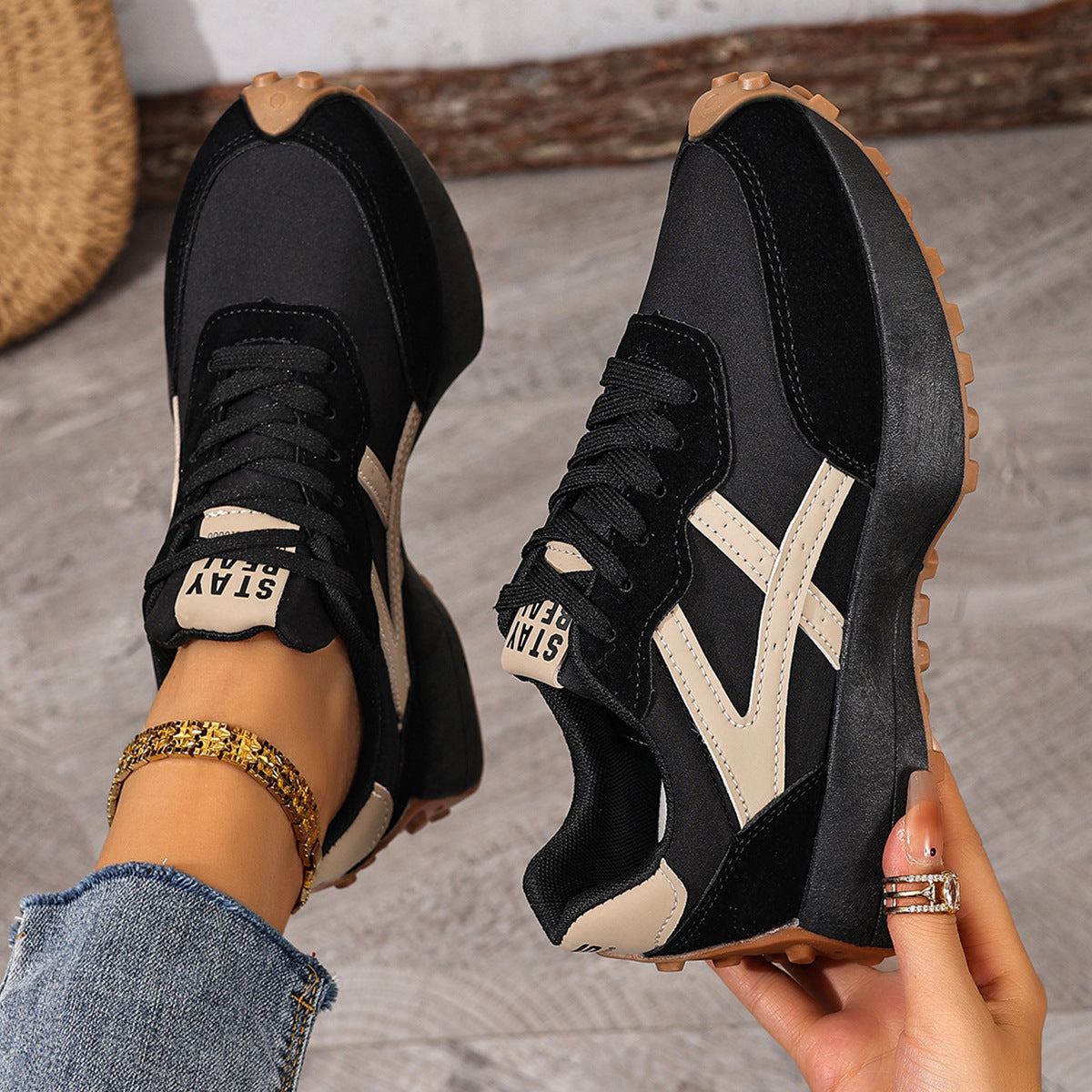 Kaia | Women's Retro Lace-Up Sneakers — product image 10