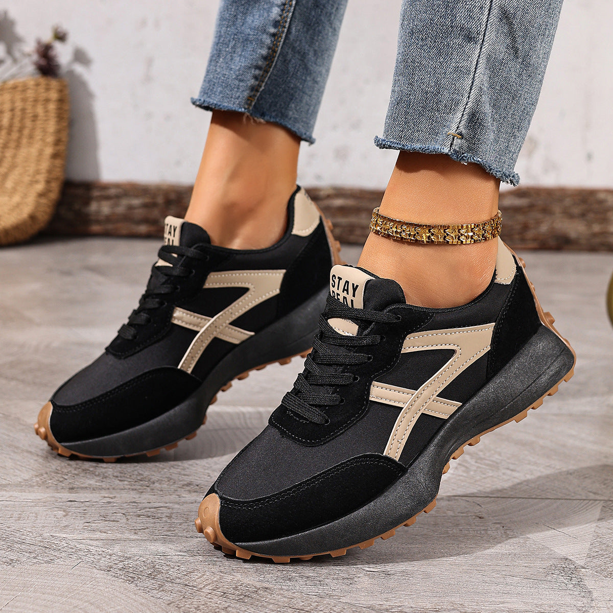 Kaia | Women's Retro Lace-Up Sneakers — product image 11