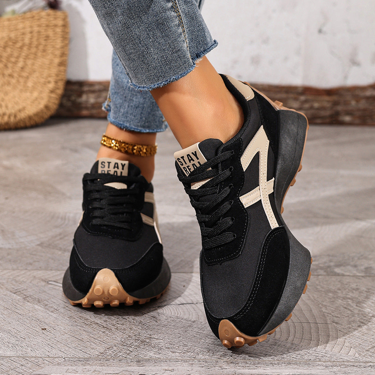 Kaia | Women's Retro Lace-Up Sneakers — product image 12