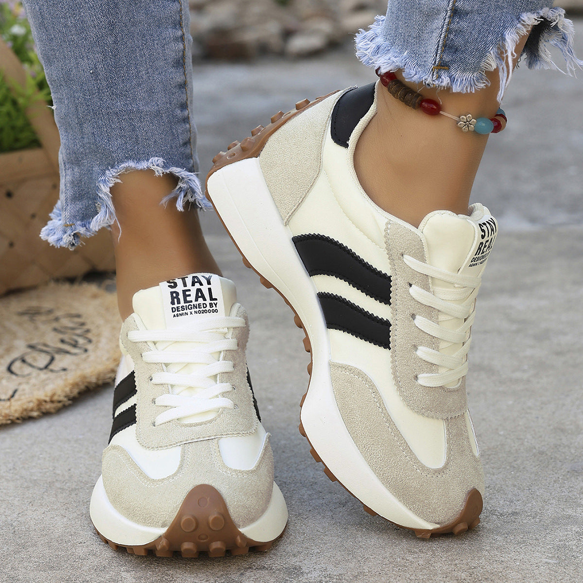 Kaia | Women's Retro Lace-Up Sneakers — product image 13