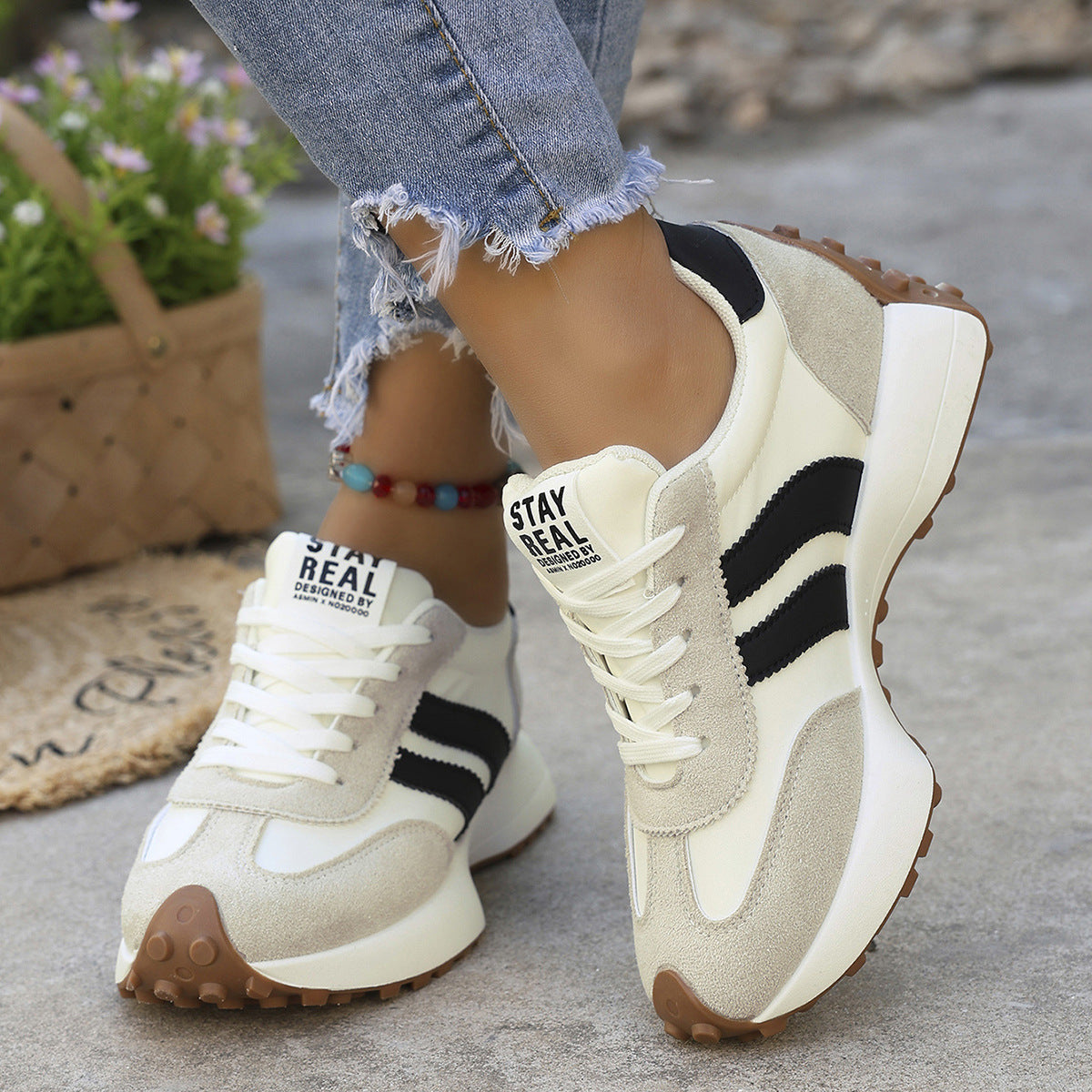 Kaia | Women's Retro Lace-Up Sneakers — product image 14