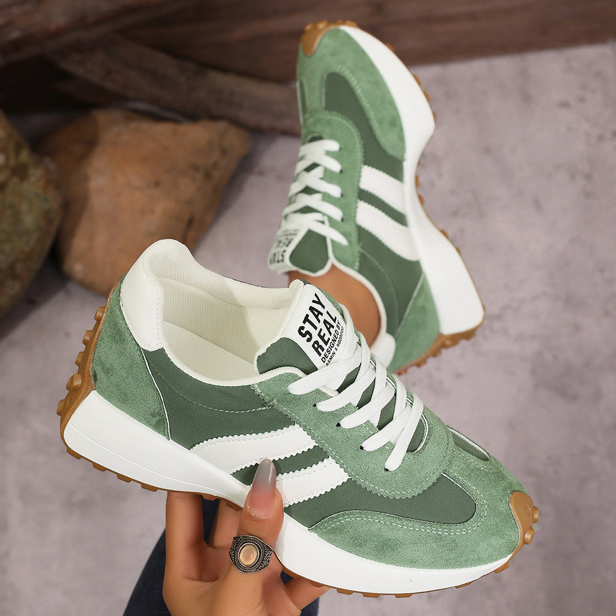 Kaia | Women's Retro Lace-Up Sneakers — product image 26