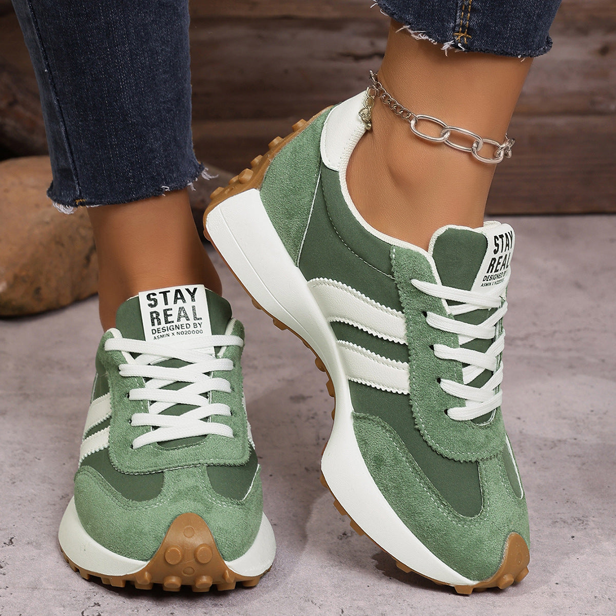 Kaia | Women's Retro Lace-Up Sneakers — product image 27