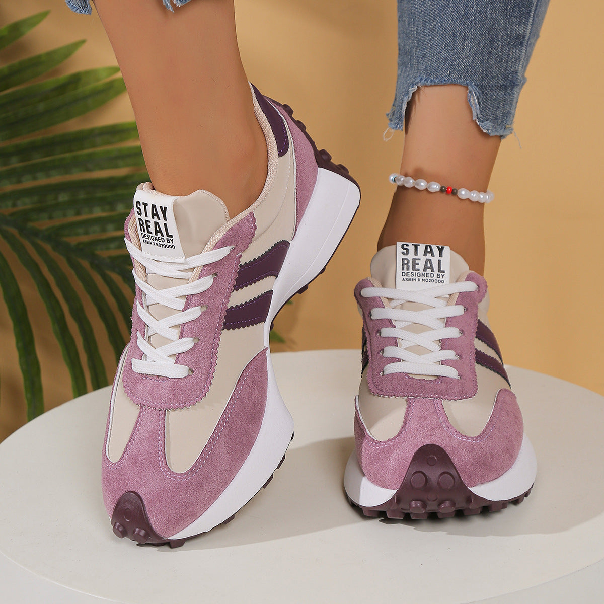 Kaia | Women's Retro Lace-Up Sneakers — product image 29