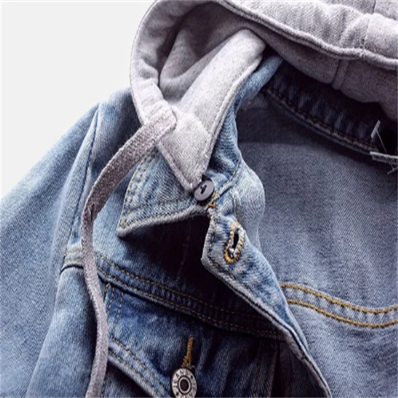 Luna | Women's Hooded Denim Trucker Jacket — product image 5