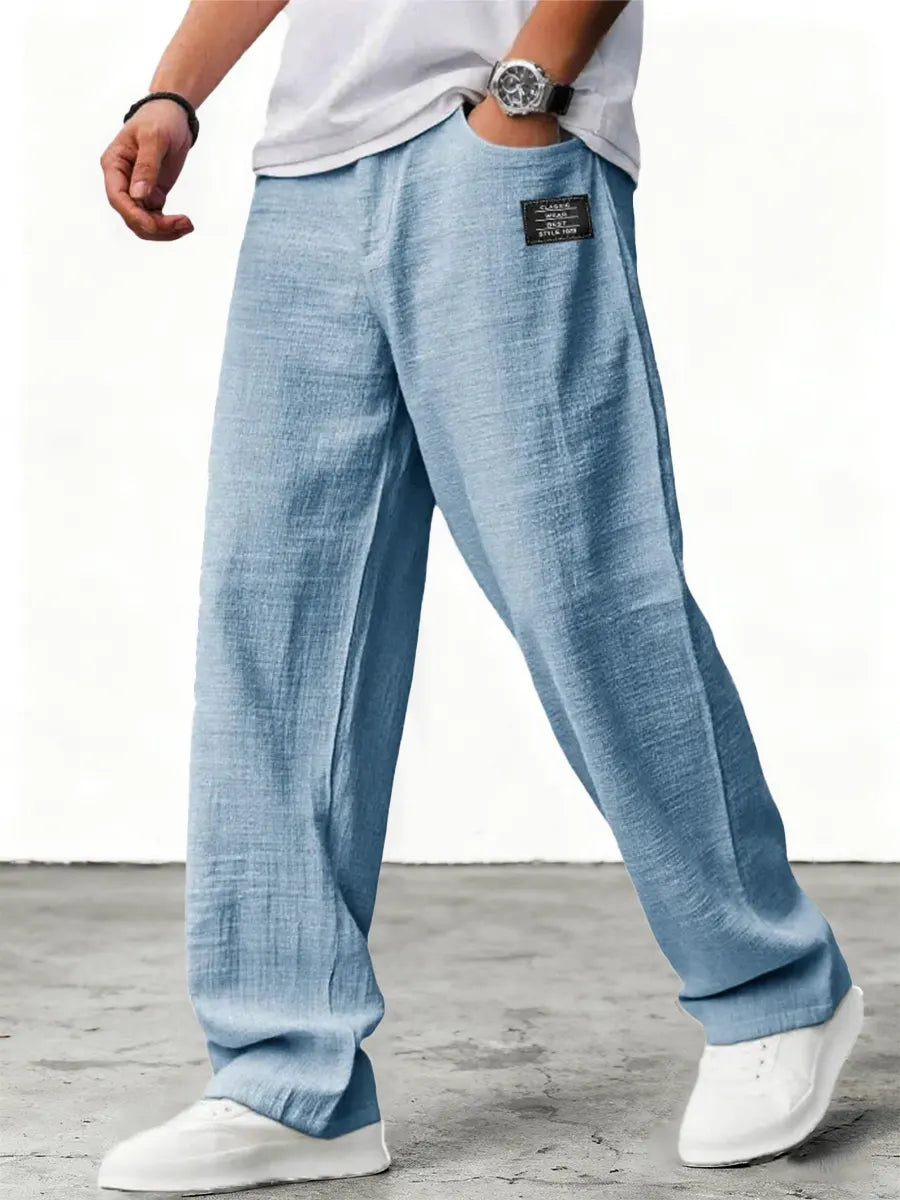Luneria | Men's Relaxed Wide-Leg Trousers — product image 1