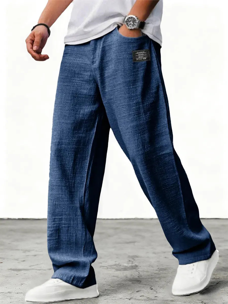 Luneria | Men's Relaxed Wide-Leg Trousers — product image 2