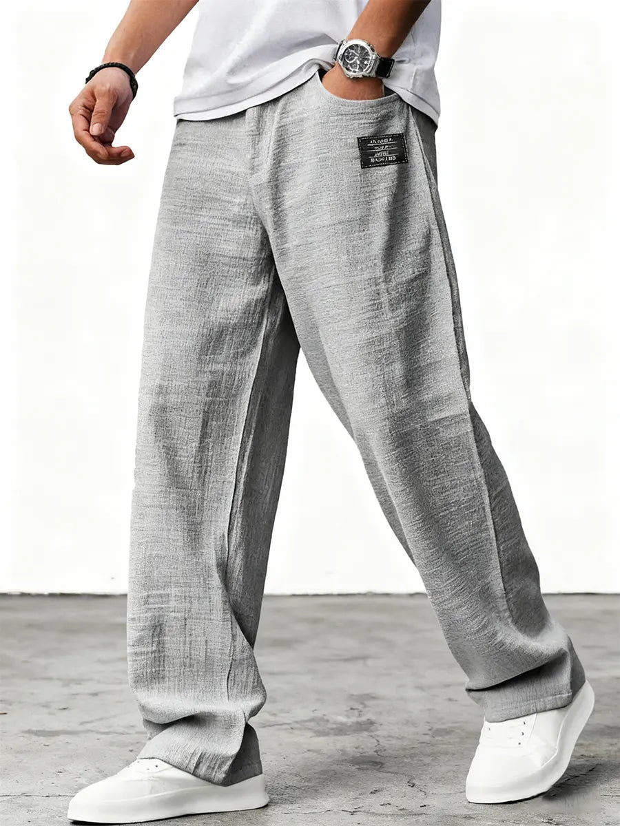 Luneria | Men's Relaxed Wide-Leg Trousers — product image 5
