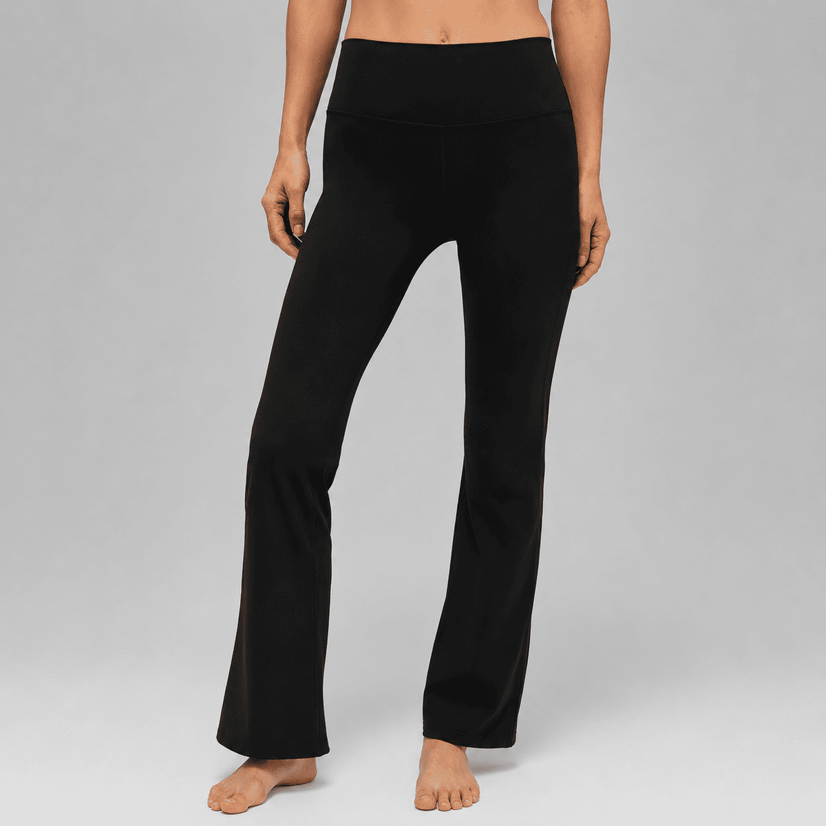 Slimzy Essential High-Waisted Ballet Trousers – Black