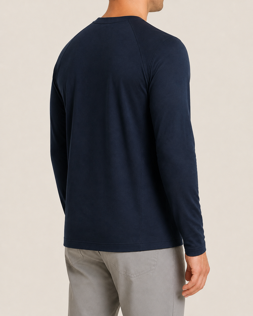 Men's Frame Long-Sleeve Top — Midnight Navy — alternate view
