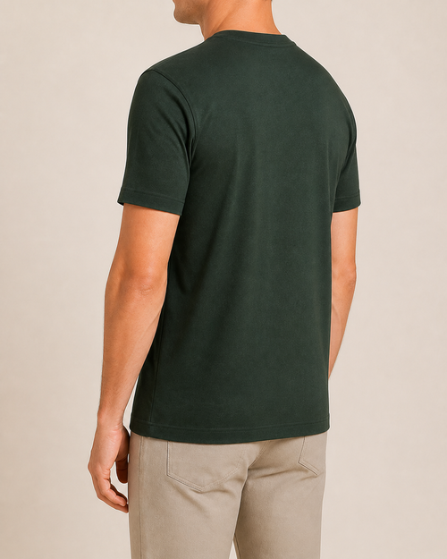 Men's Relay Crew T-Shirt — Deep Green — alternate view