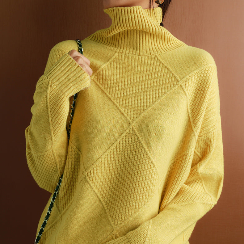Nora | Women's Ribbed Turtleneck Sweater — product image 6
