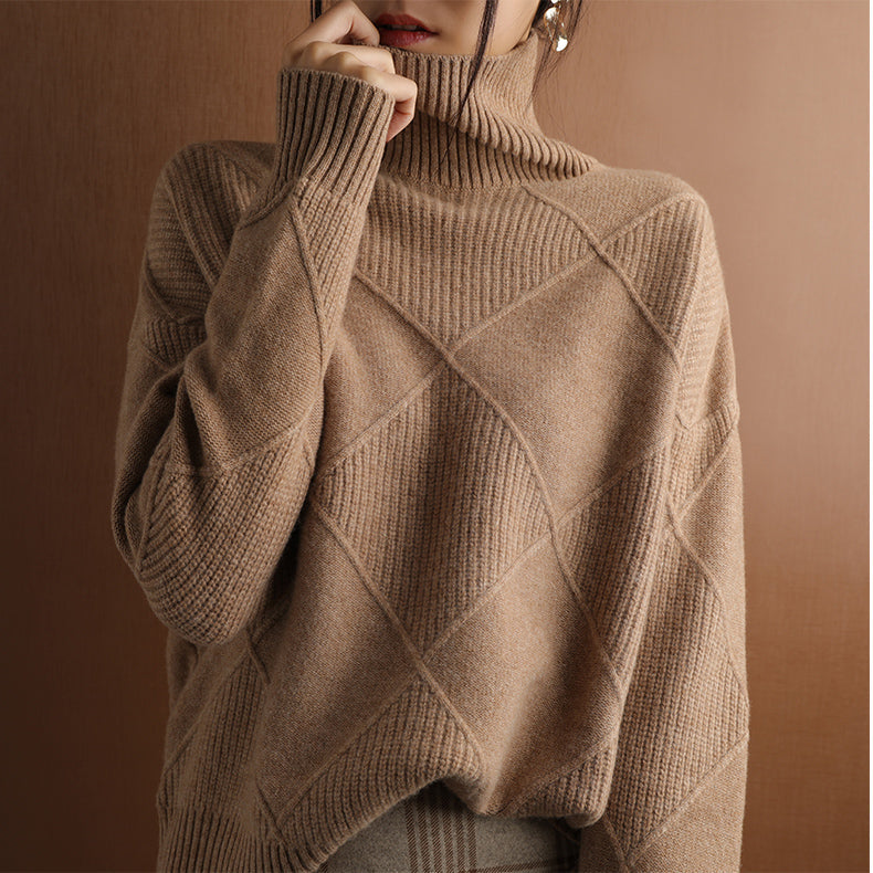 Nora | Women's Ribbed Turtleneck Sweater — product image 14