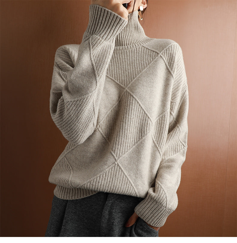 Nora | Women's Ribbed Turtleneck Sweater — product image 19
