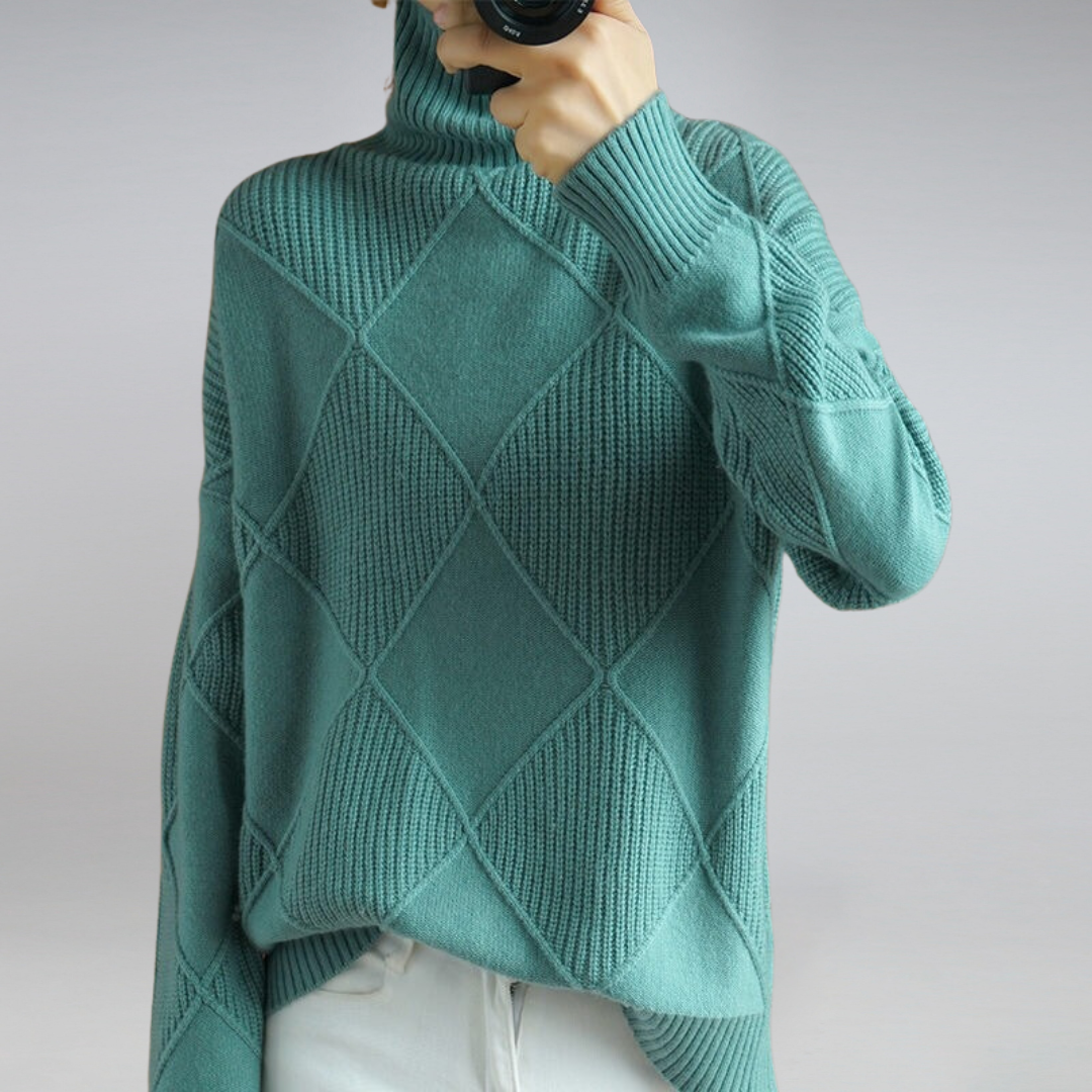 Nora | Women's Ribbed Turtleneck Sweater — product image 29