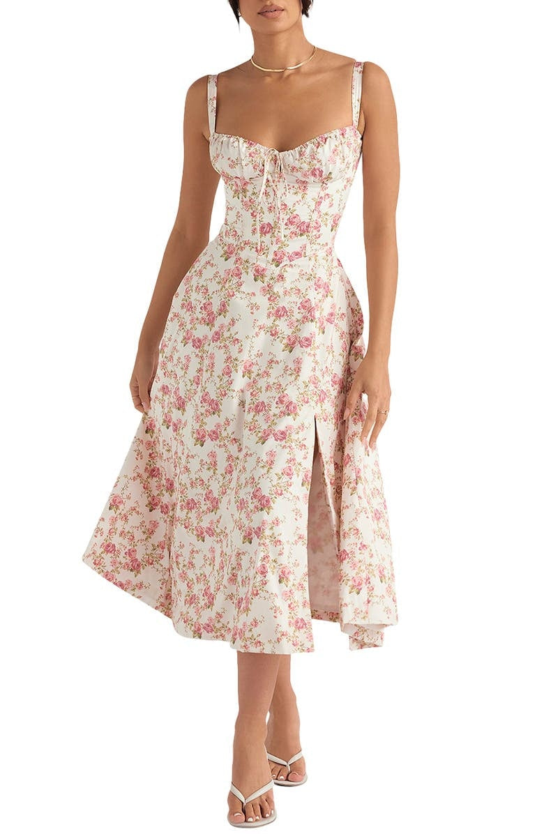 Slimzy Women's Floral Bustier Maxi Dress – product image 12 of 30