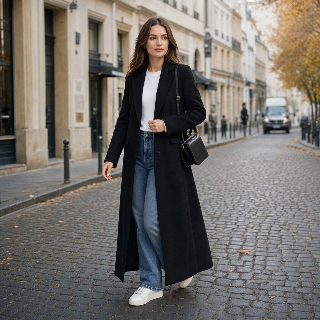 Sloane | Women's Tailored Longline Maxi Coat — product image 2