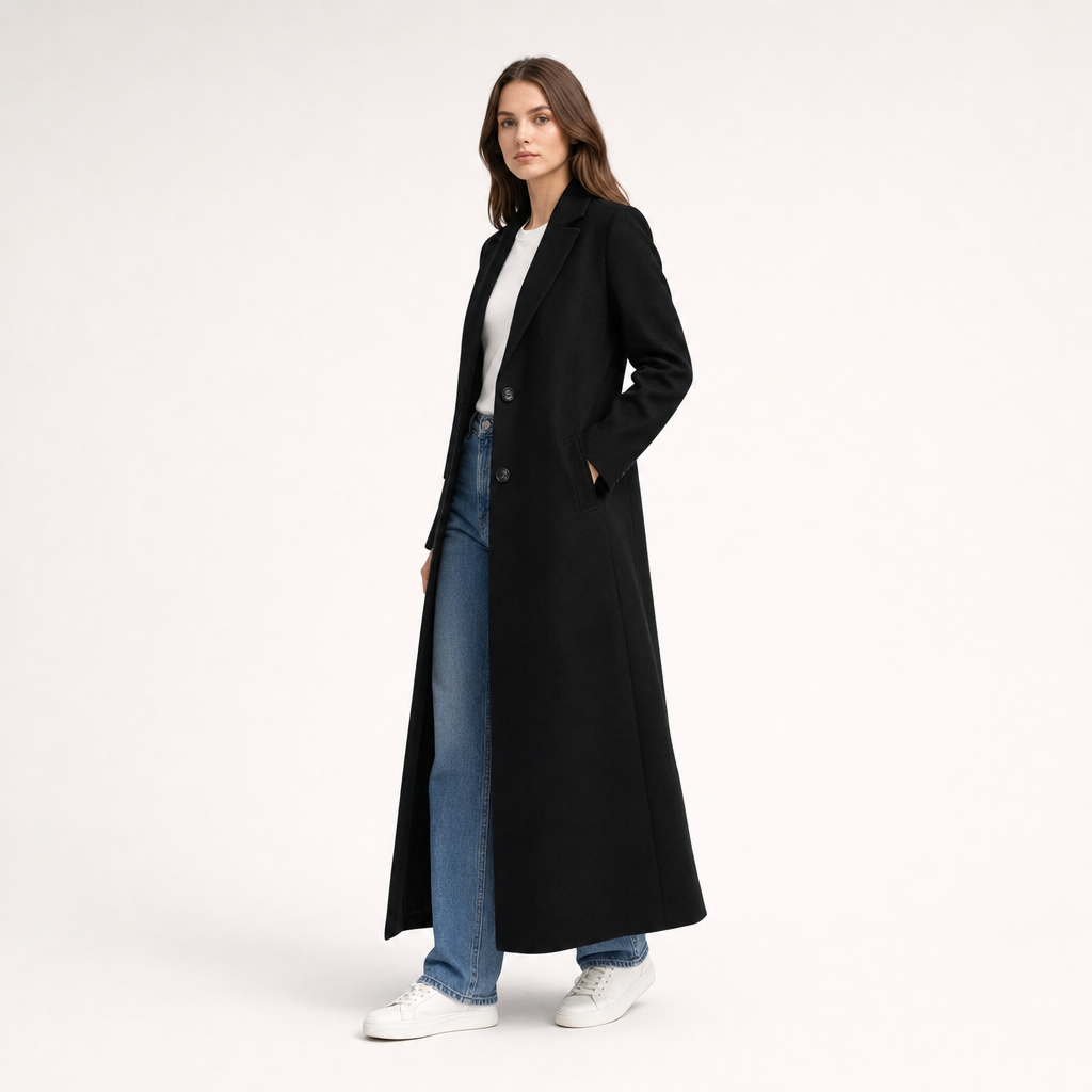 Sloane | Women's Tailored Longline Maxi Coat — product image 3