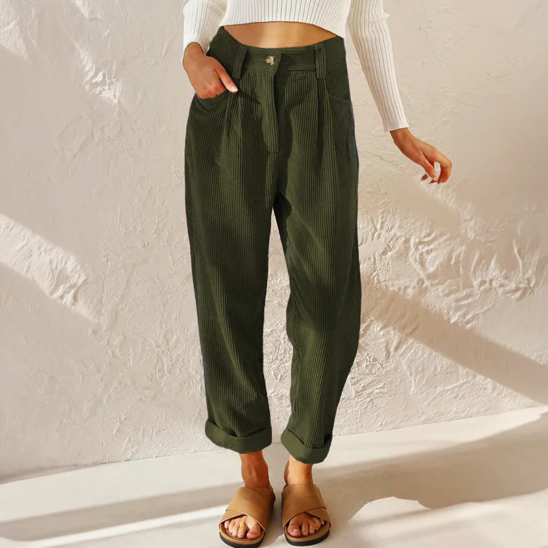Riley | Women's Wide-Leg Textured Trousers