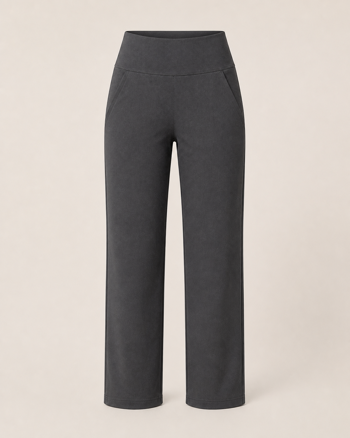 Women's Harbor Straight-Leg Pants — Charcoal — front catalog view